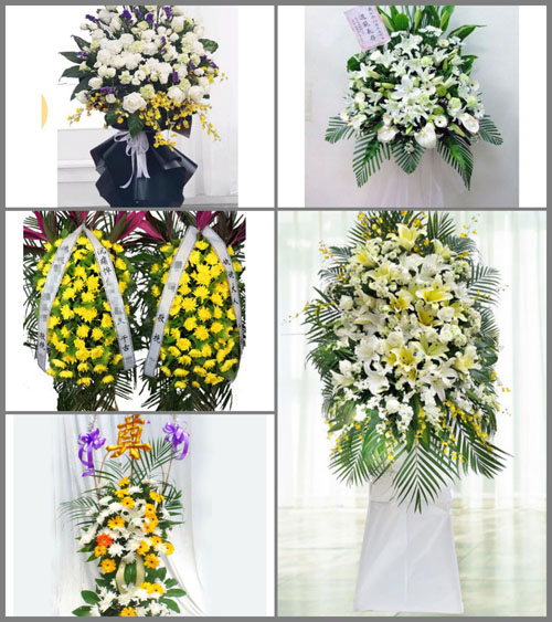 福建泉州晋江市安海镇水后村白事花篮预定